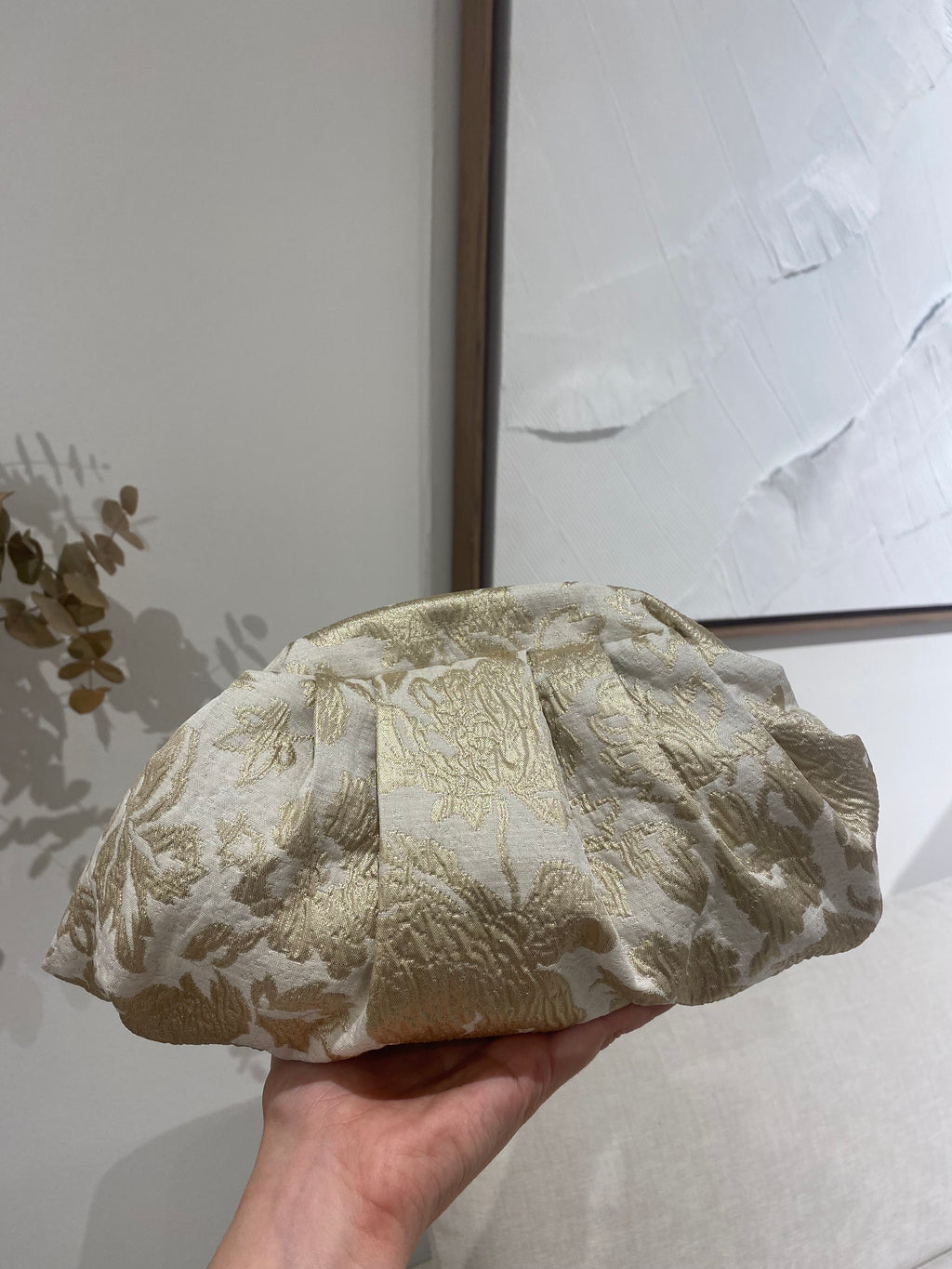 Bolso Marcela brocado floral