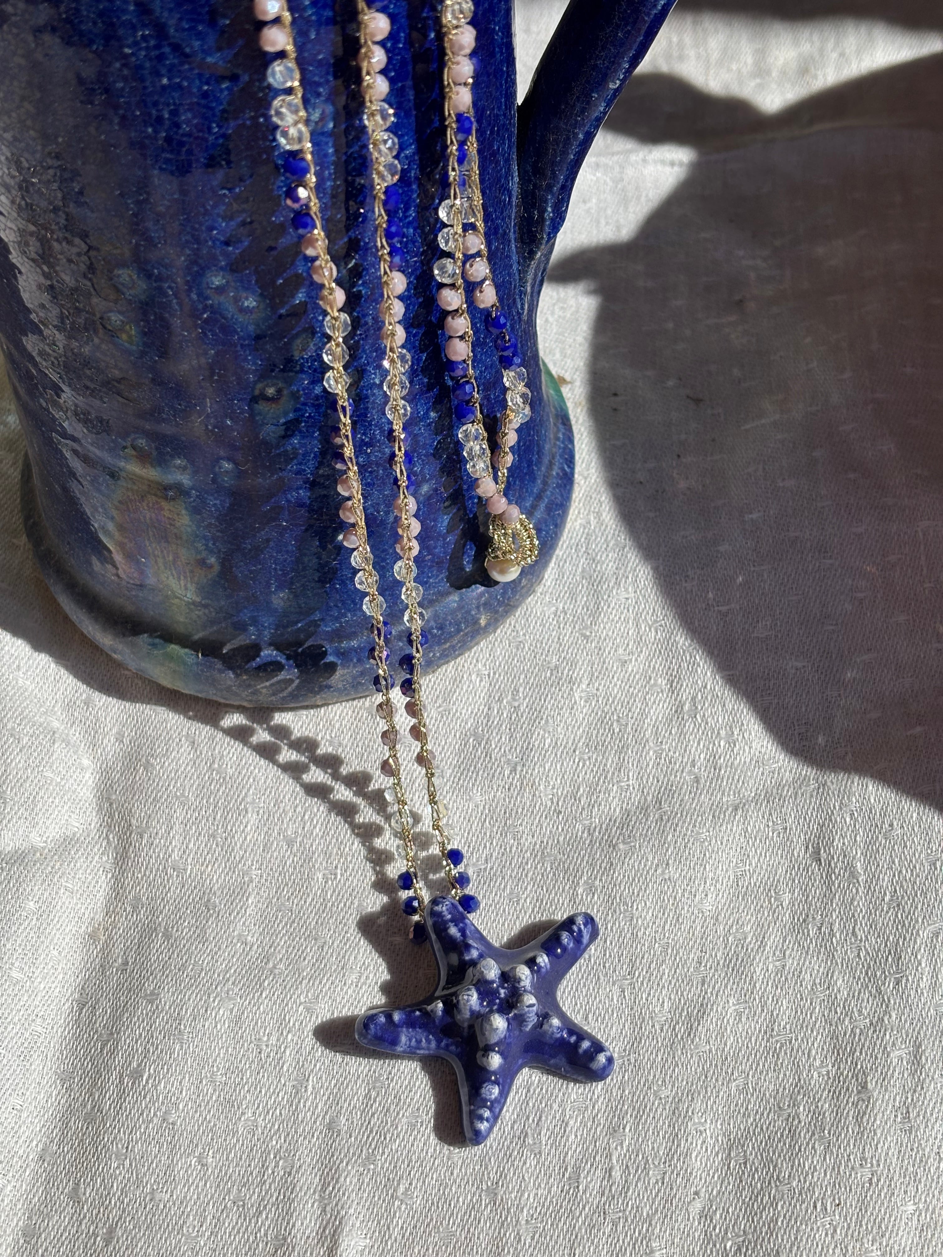 Collar Níjar estrella azul