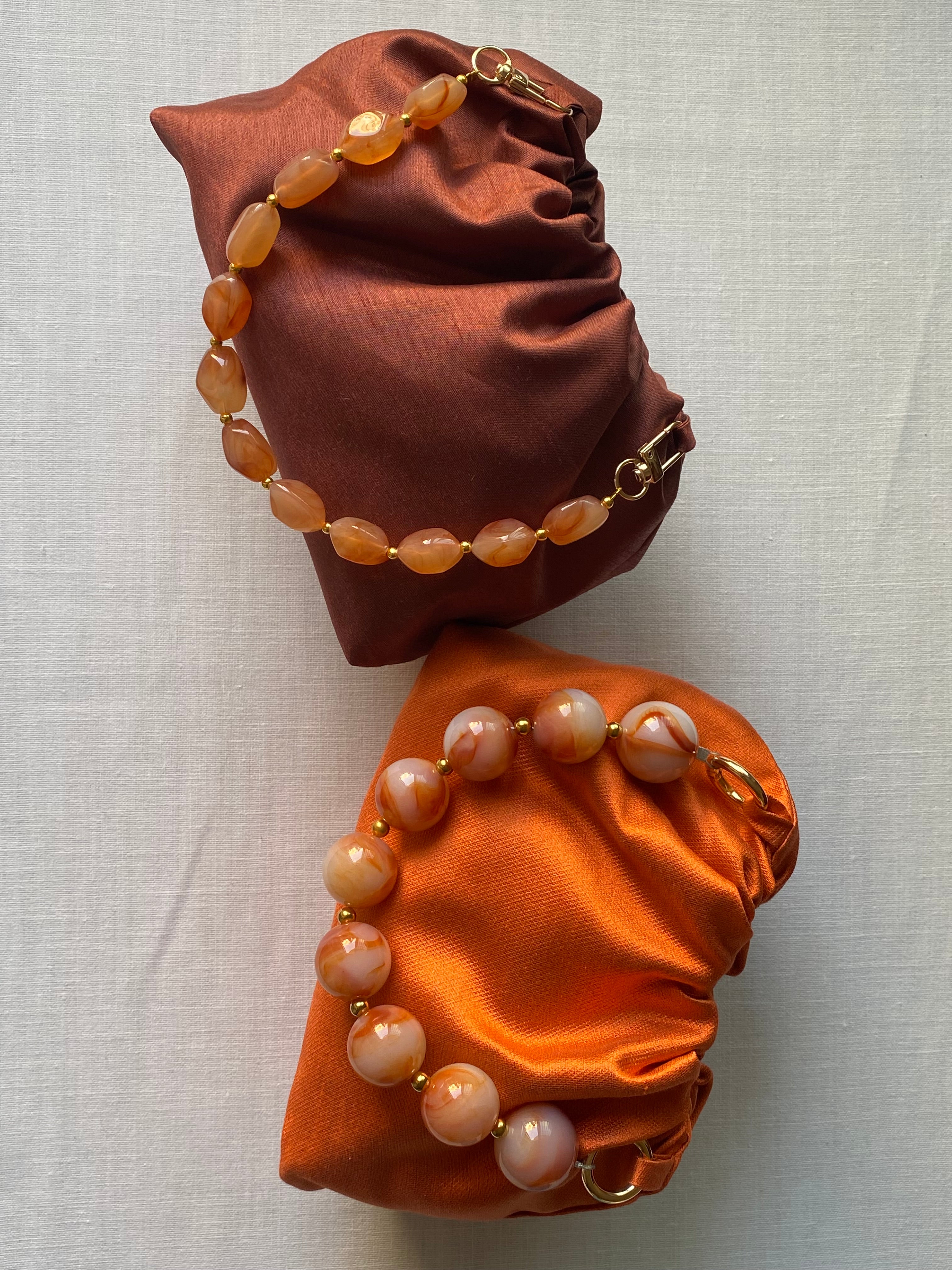 Bolso Ágata naranja teja