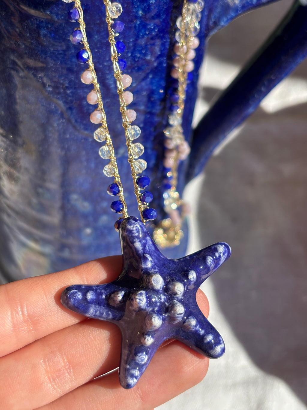 Collar Níjar estrella azul