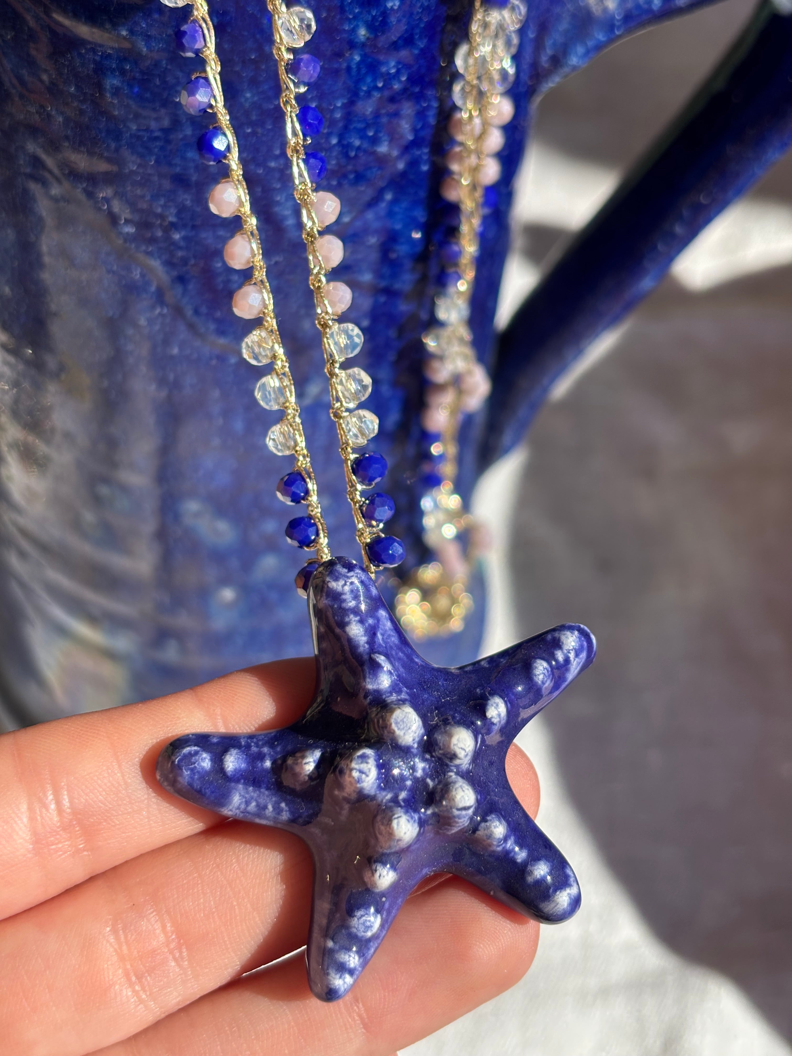 Collar Níjar estrella azul