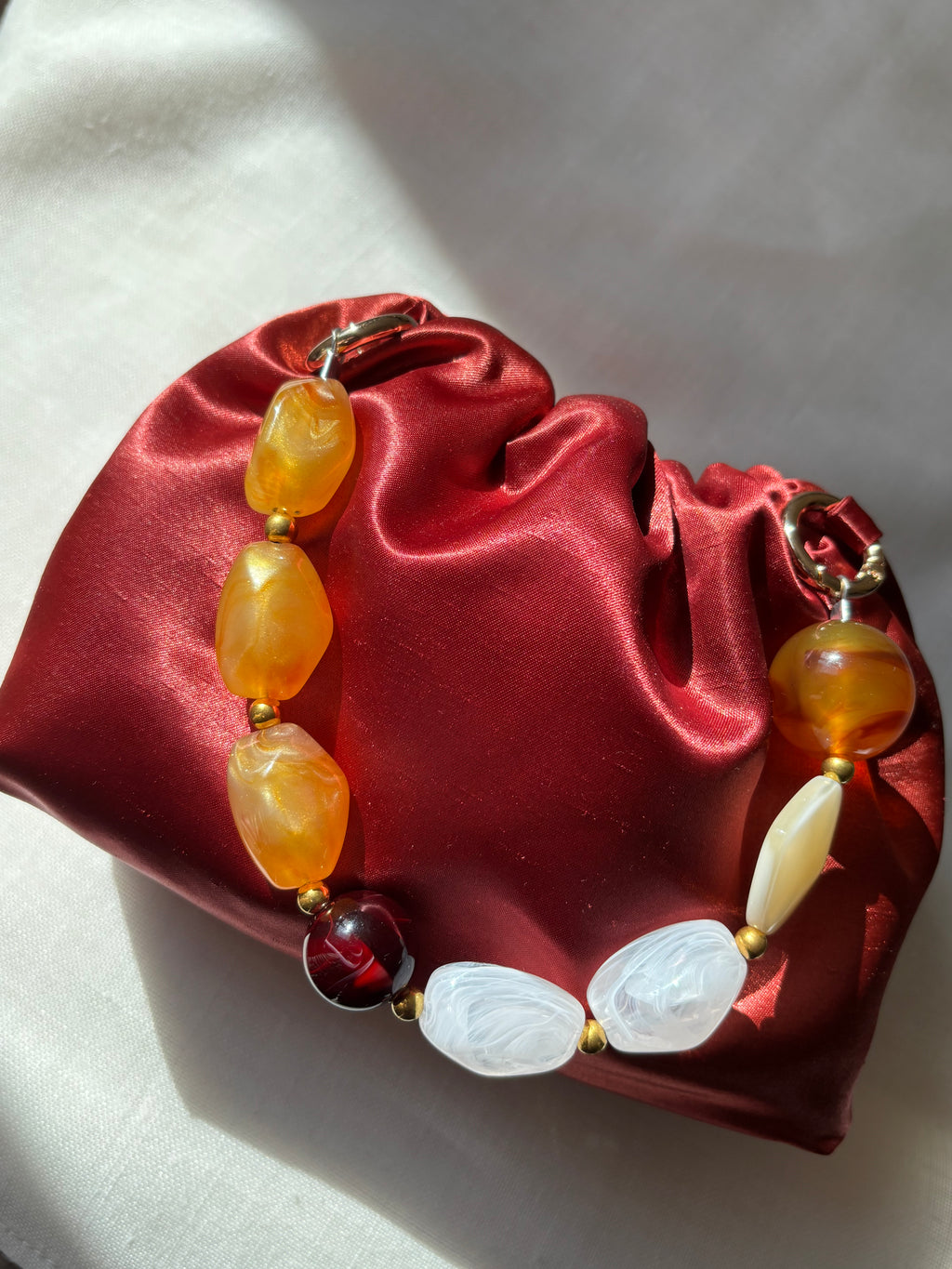 Bolso Ágata rojo caldera
