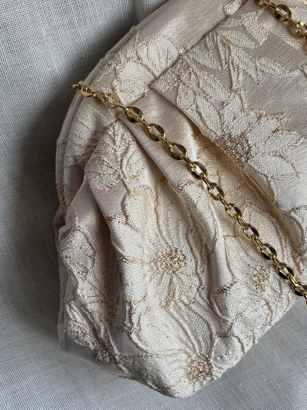 Bolso Marcela brocado floral