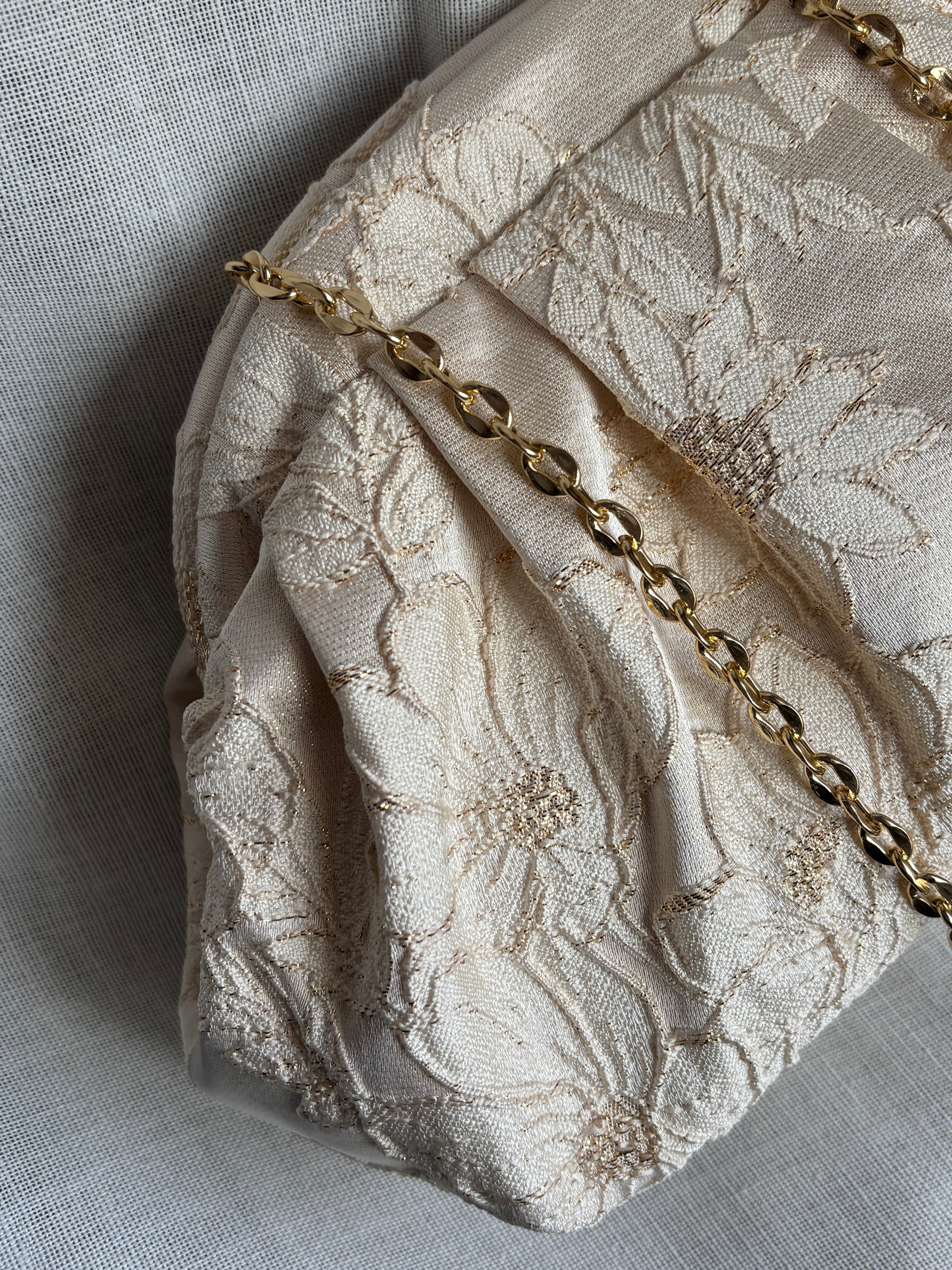Bolso Marcela brocado floral