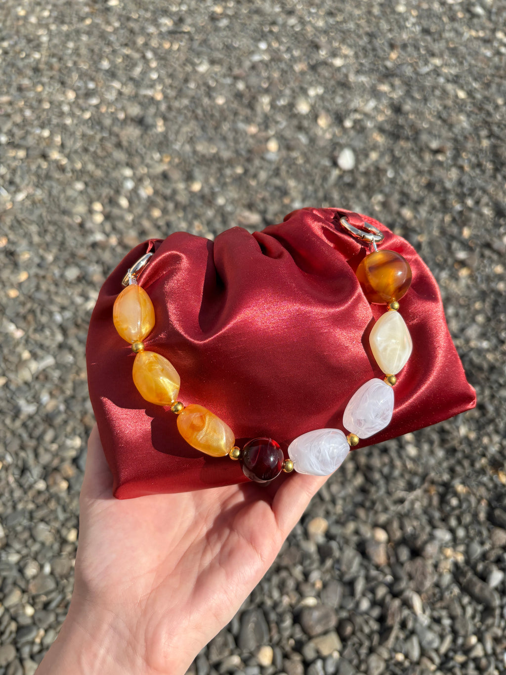 Bolso Ágata rojo caldera