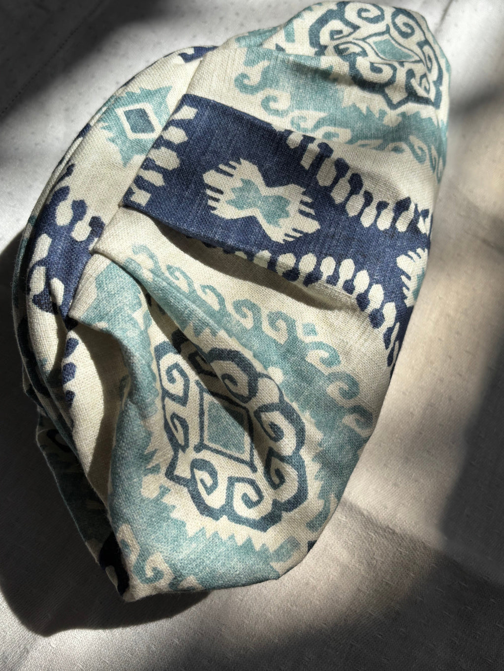 Bolso Marcela estampado étnico azul