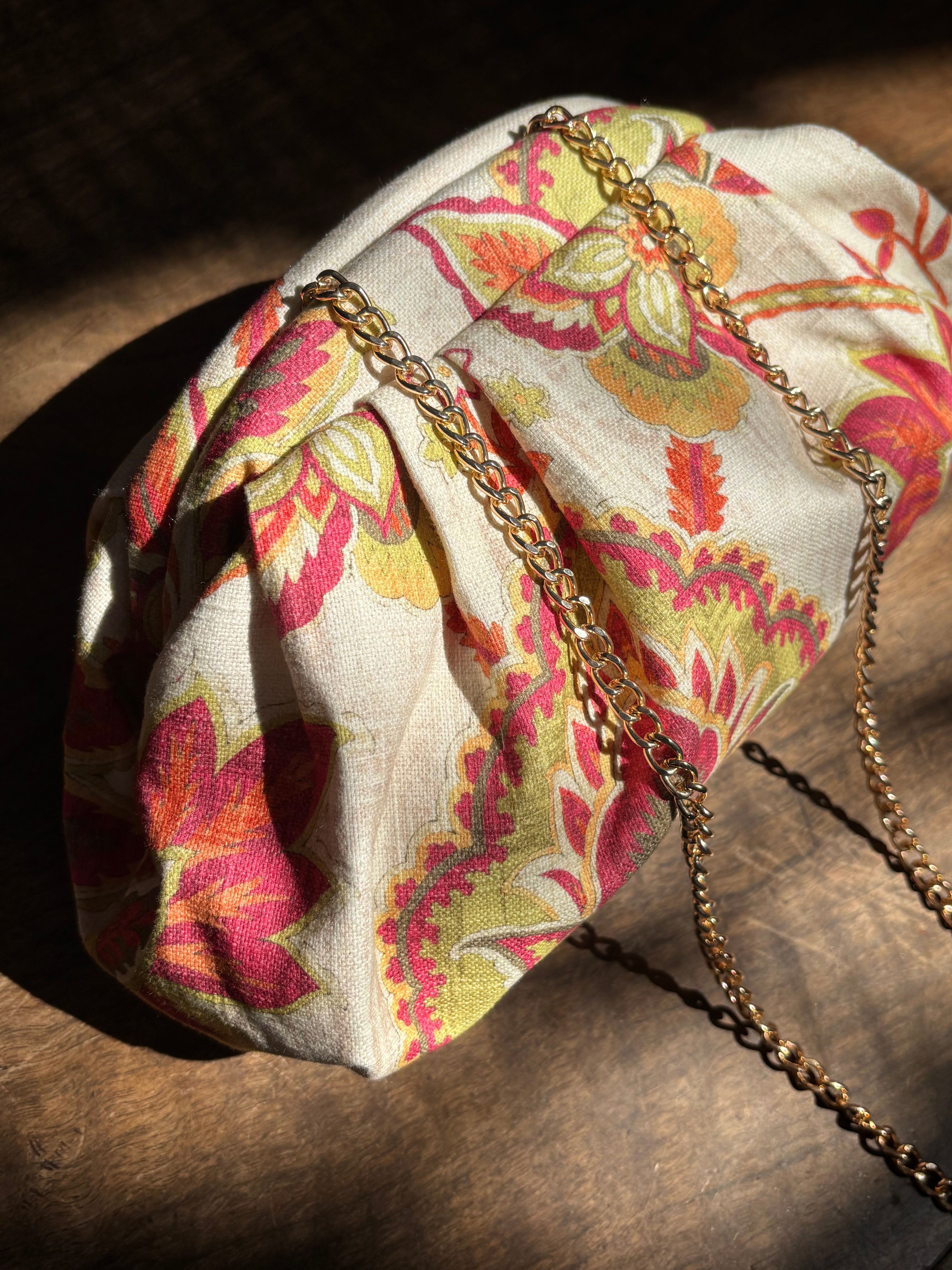 Bolso Marcela estampado rústico floral