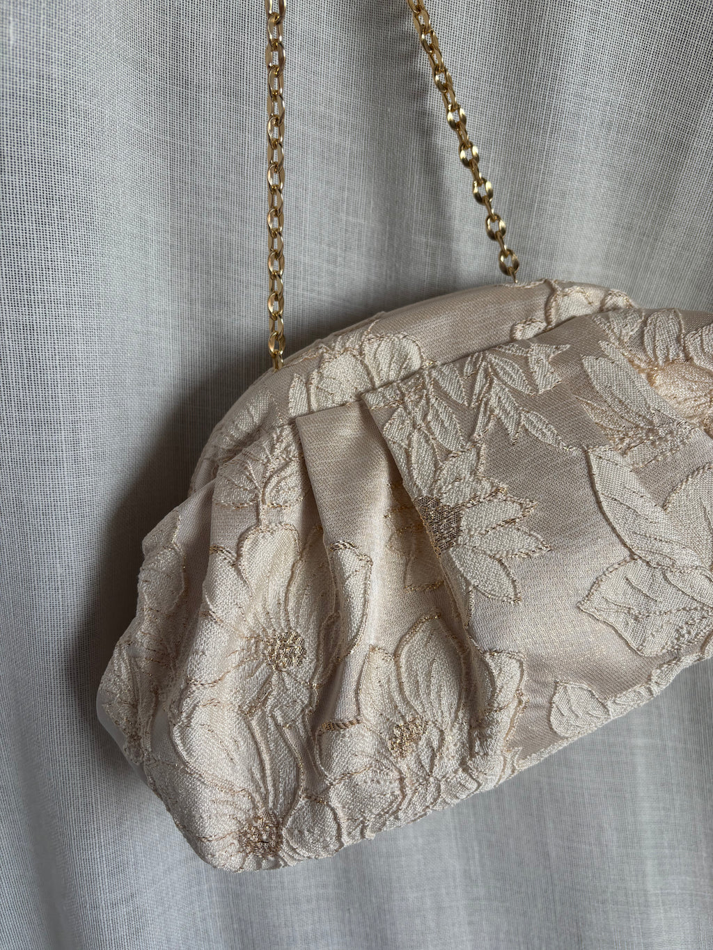 Bolso Marcela brocado floral