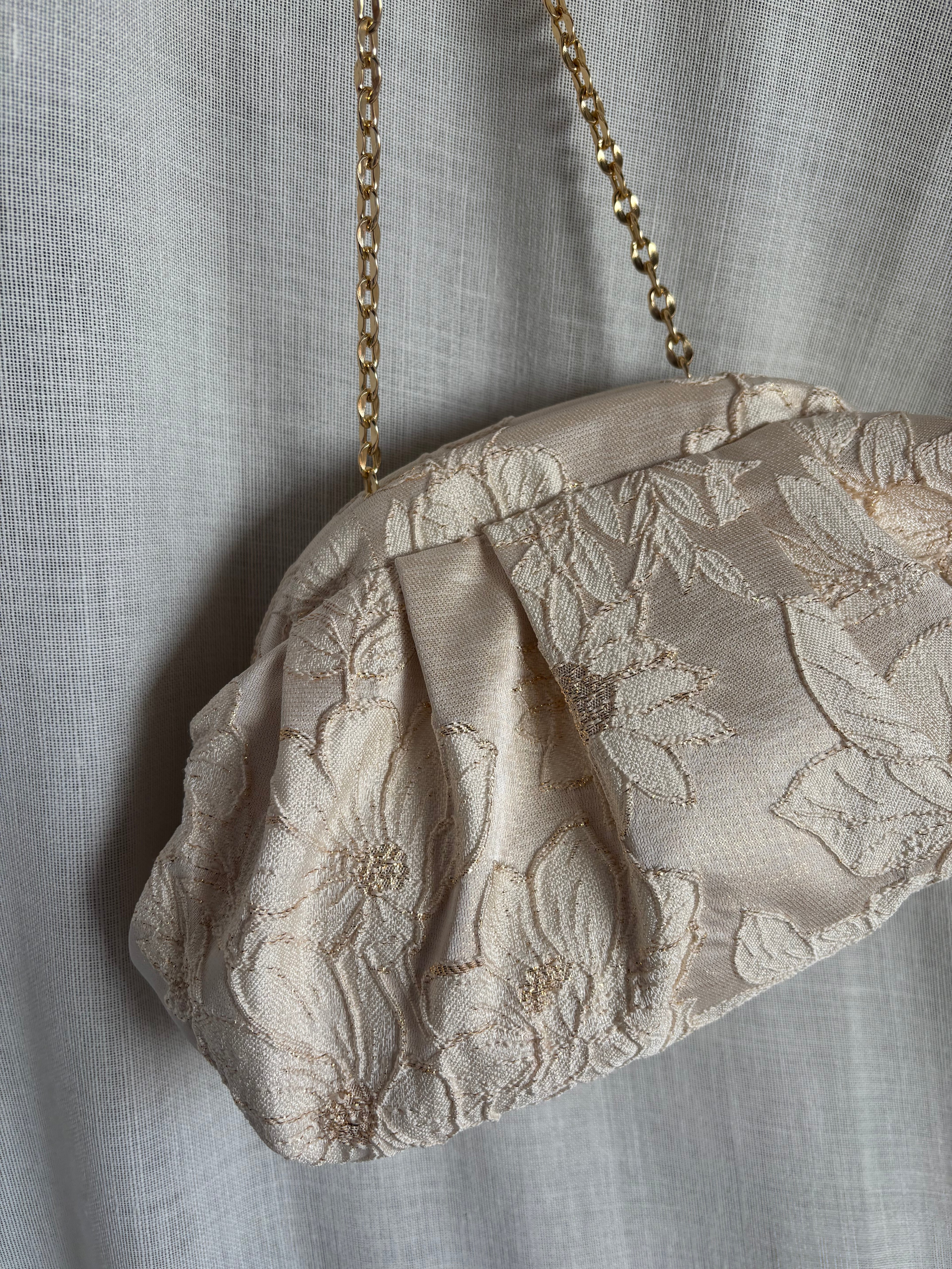 Bolso Marcela brocado floral