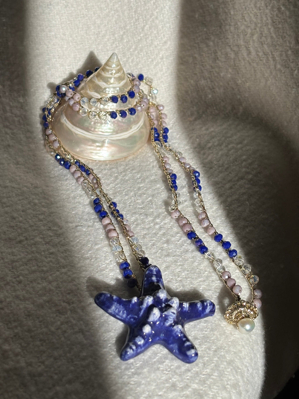 Collar Níjar estrella azul