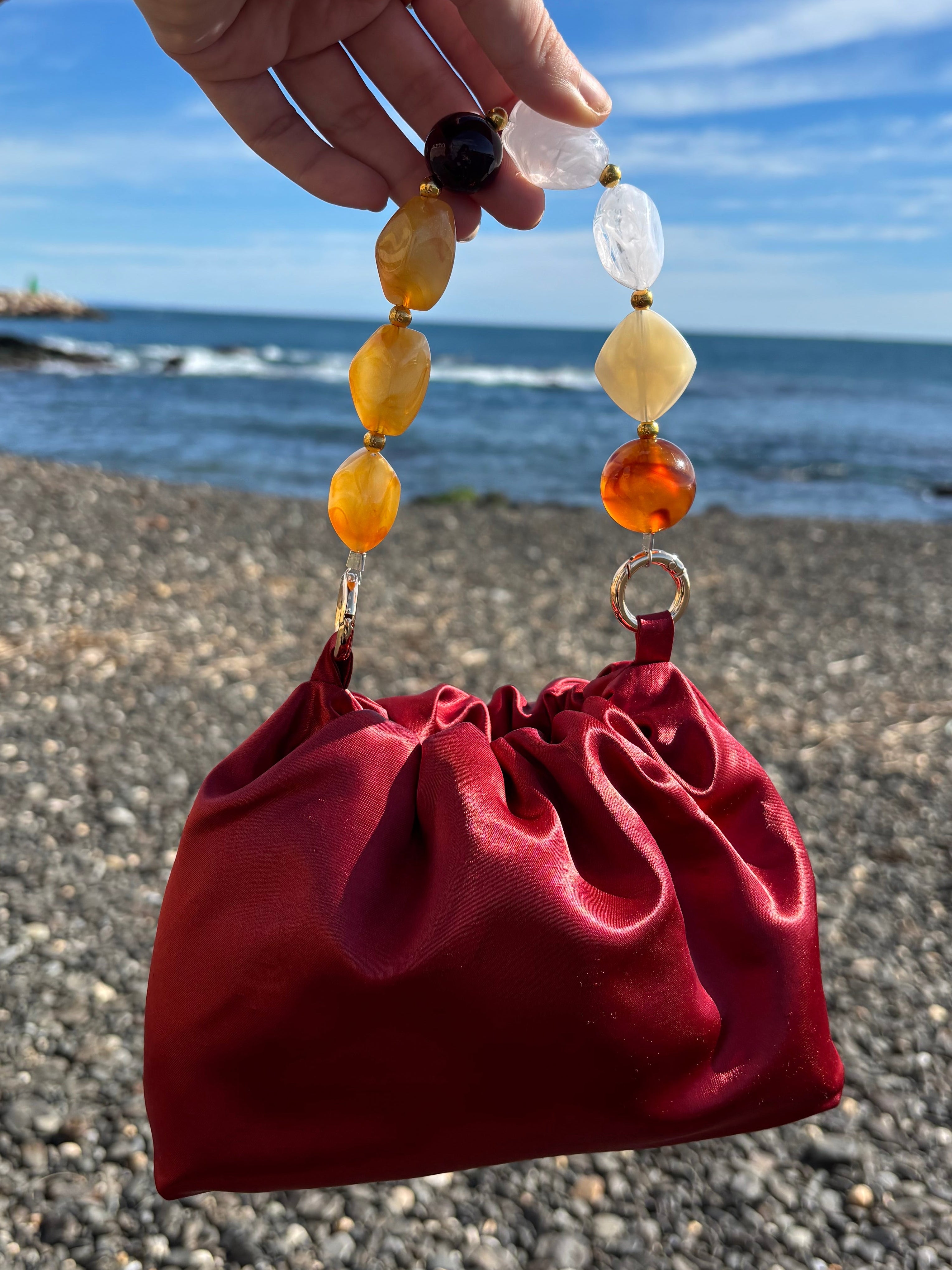 Bolso Ágata rojo caldera