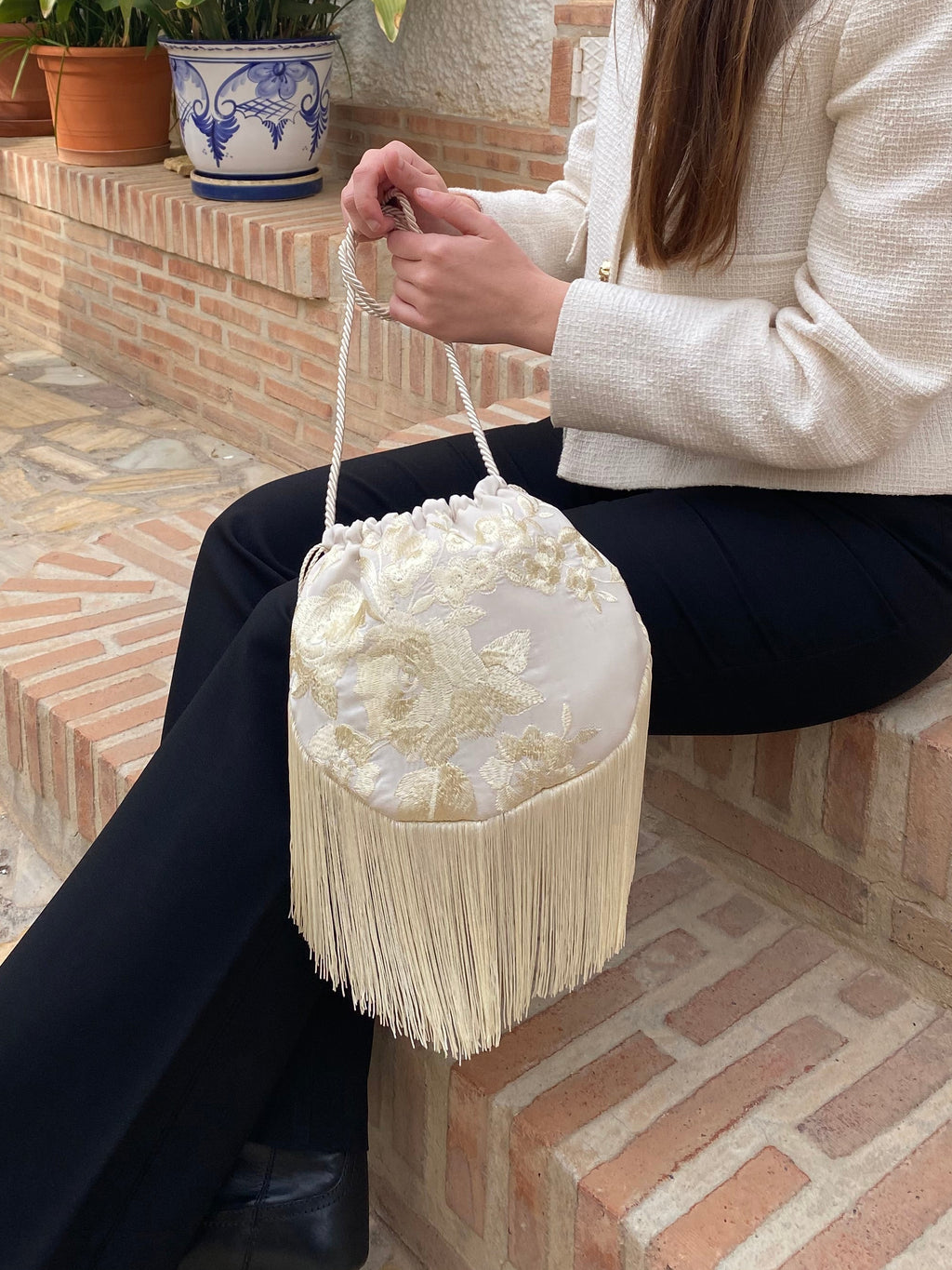 Bolso Triana beige