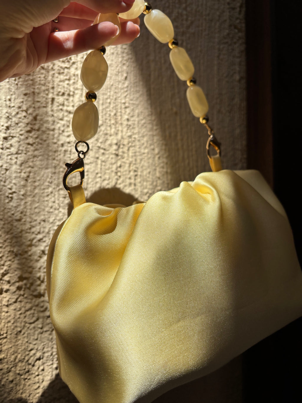 Bolso Ágata amarillo mantequilla