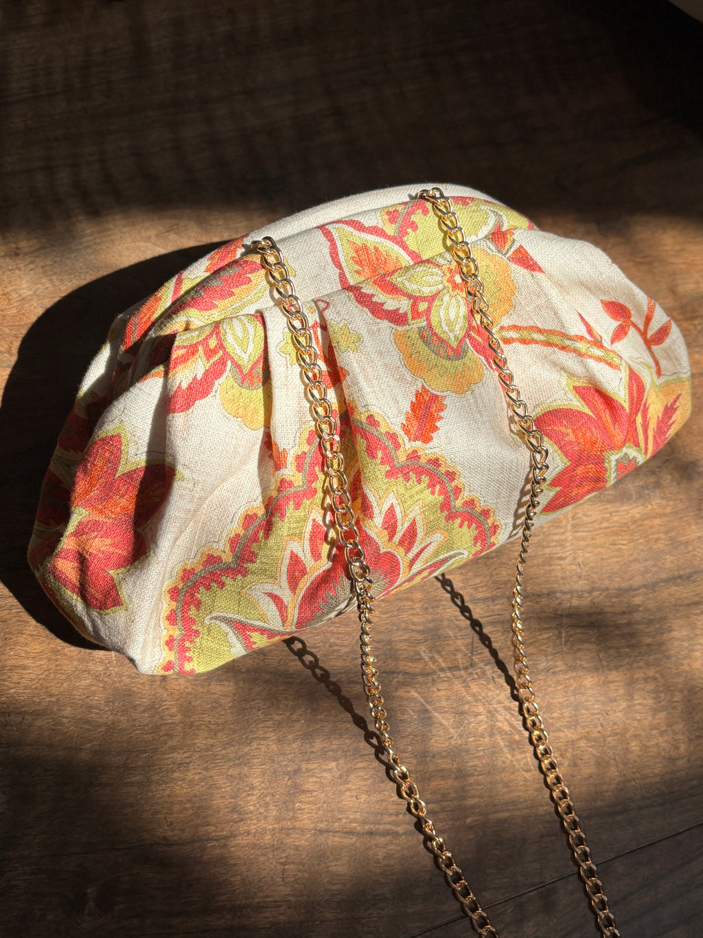 Bolso Marcela estampado rústico floral