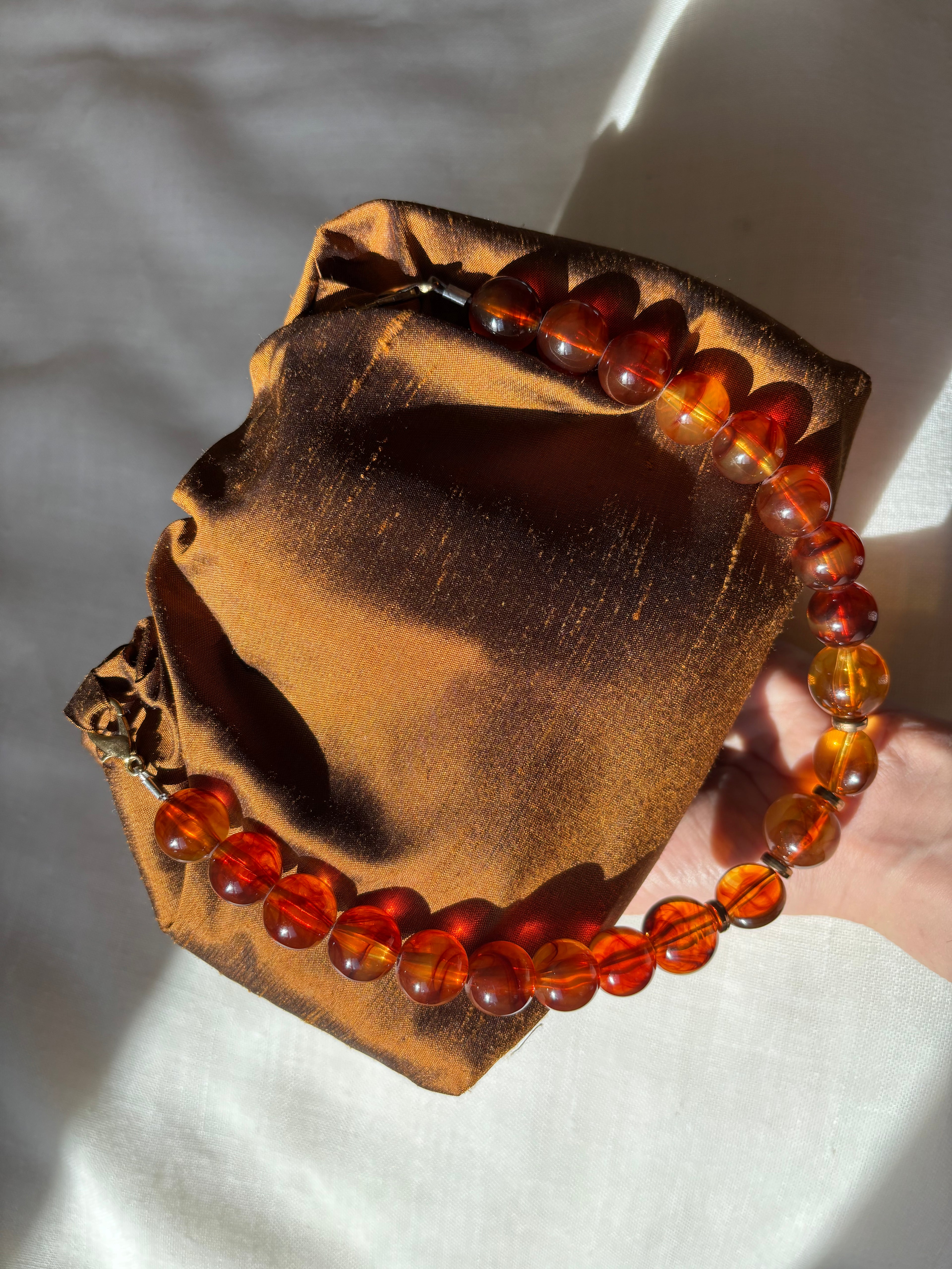 Bolso Ágata marrón cobrizo