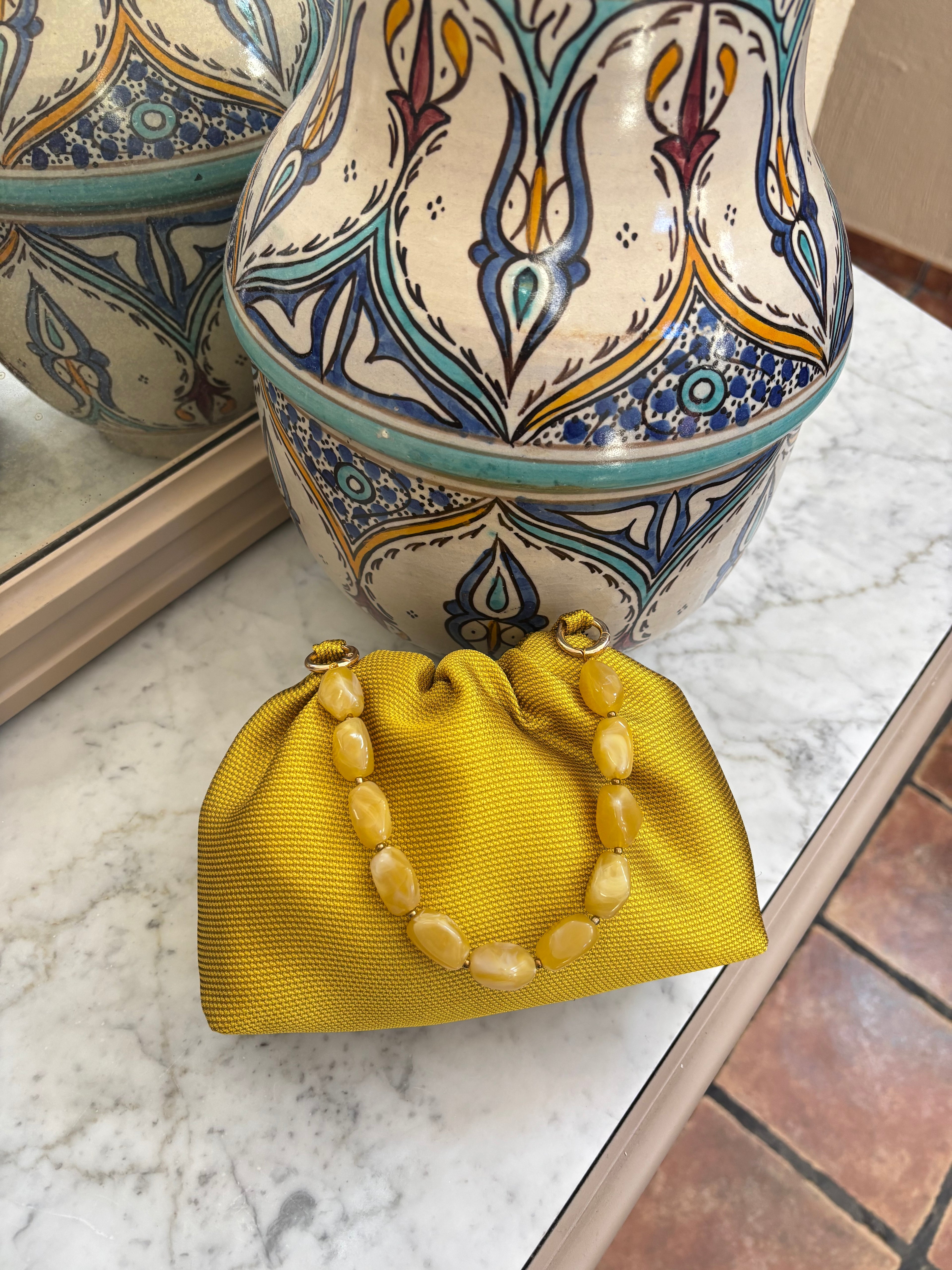 Bolso Ágata mostaza