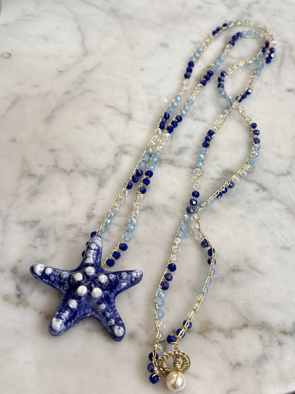 Collar Níjar estrella azul