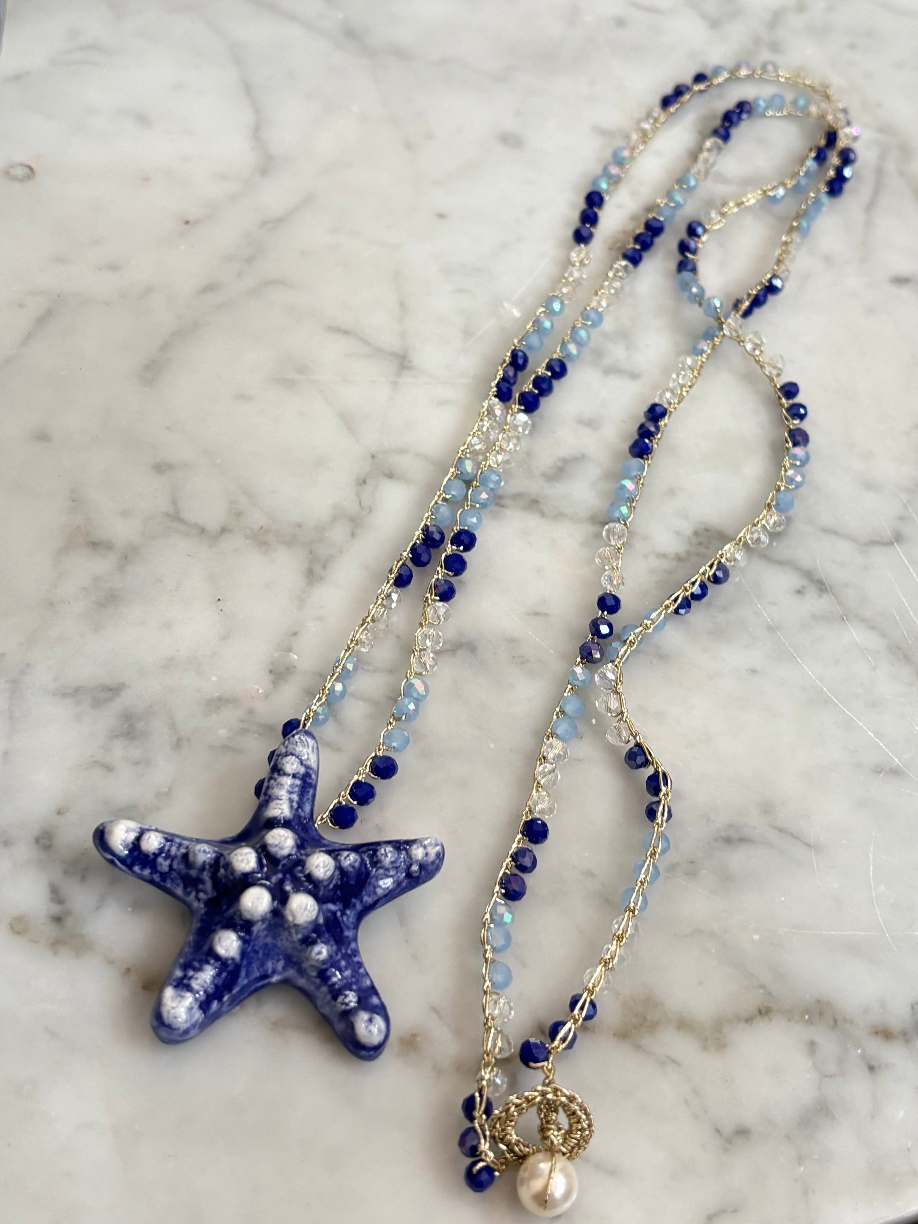 Collar Níjar estrella azul