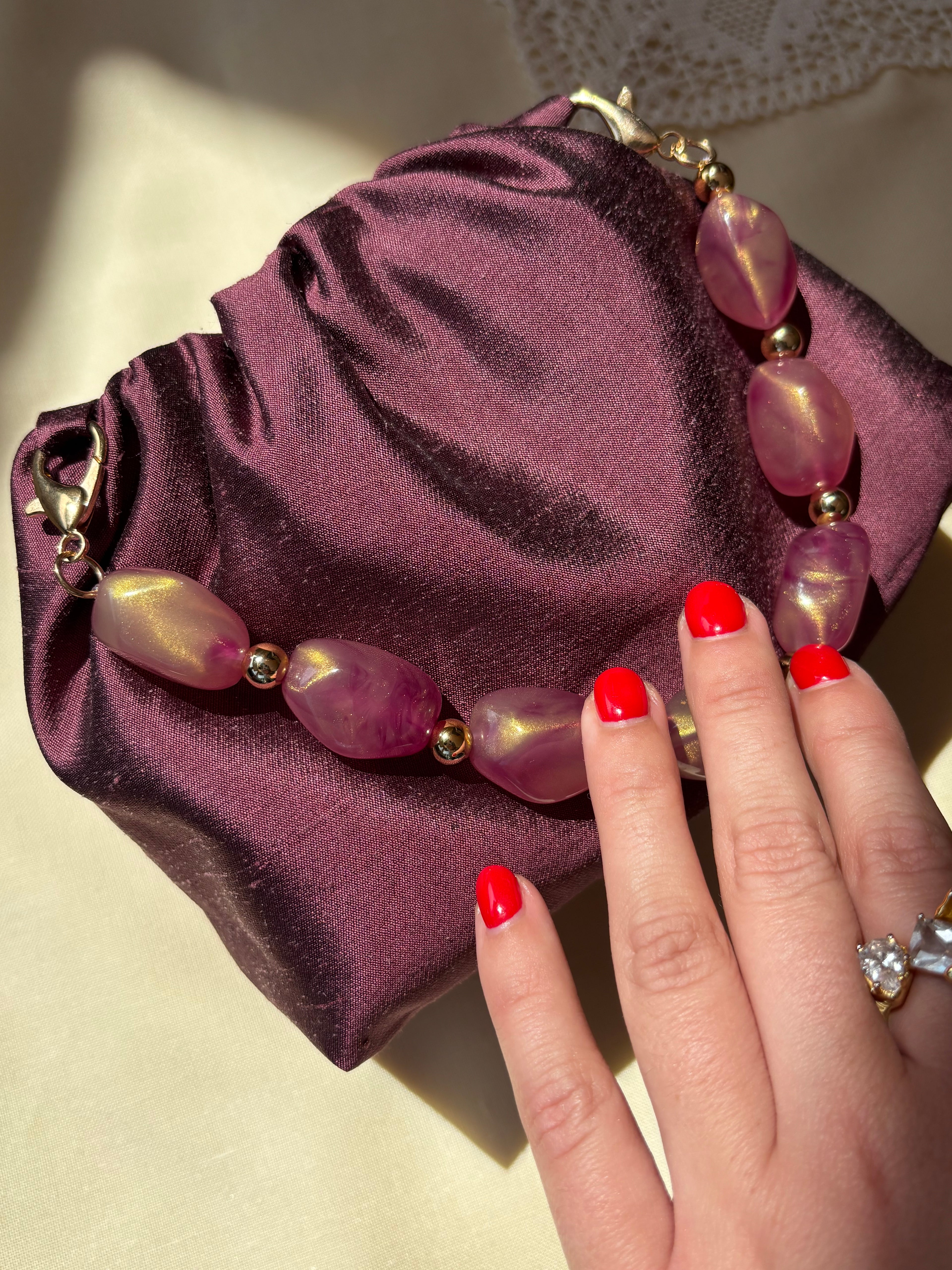 Bolso Ágata ciruela