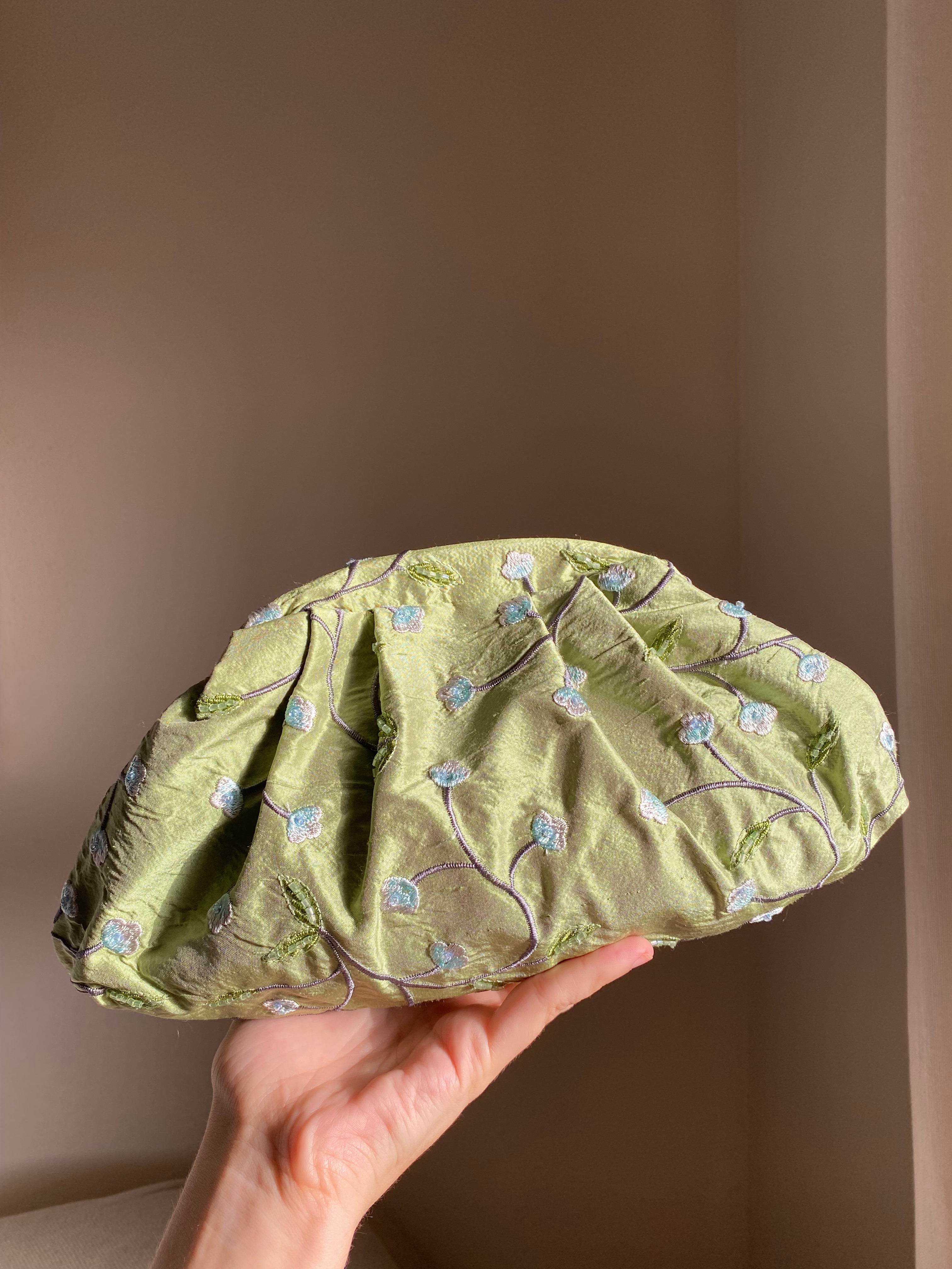 Bolso Marcela seda bordada