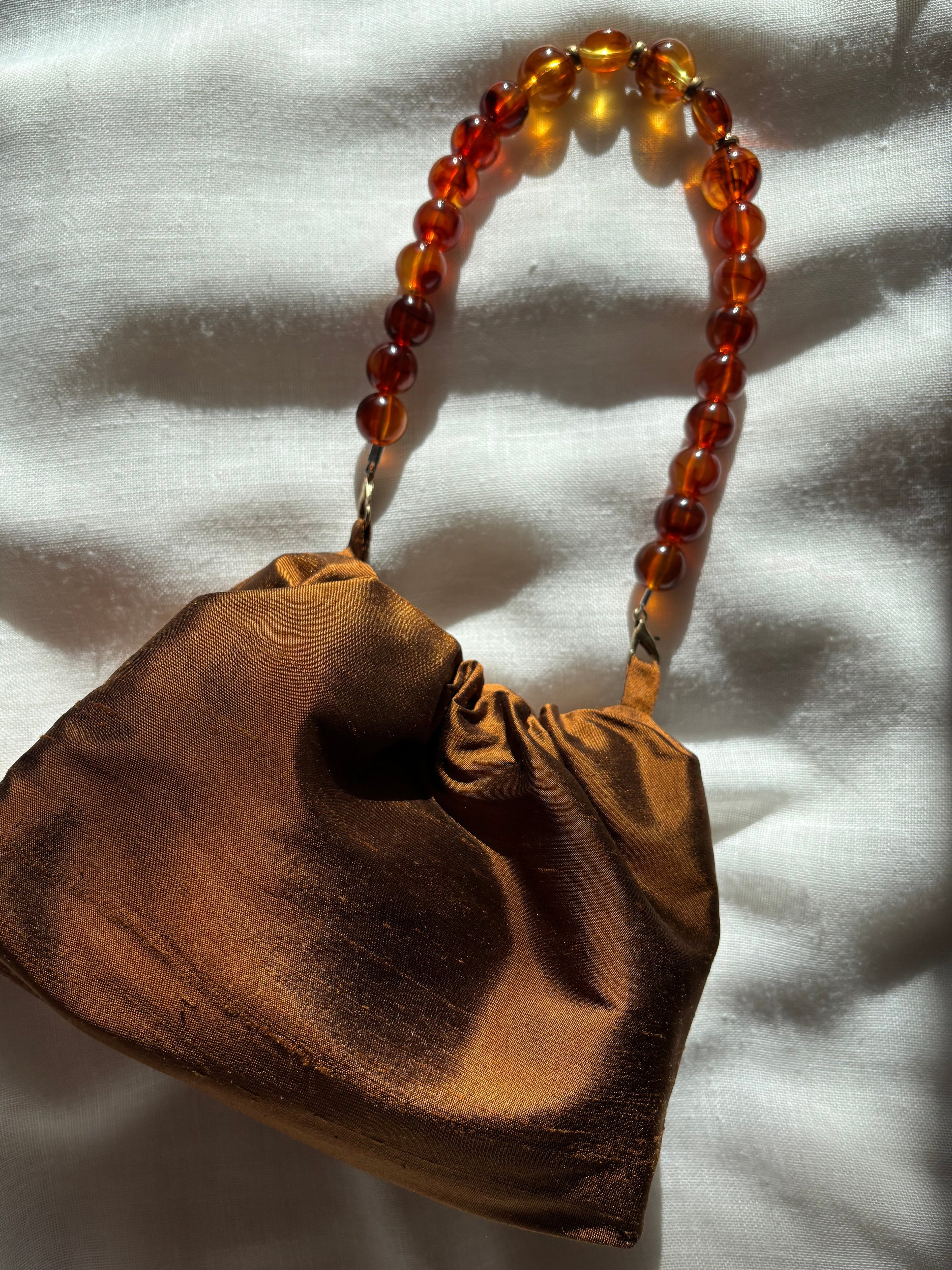 Bolso Ágata marrón cobrizo