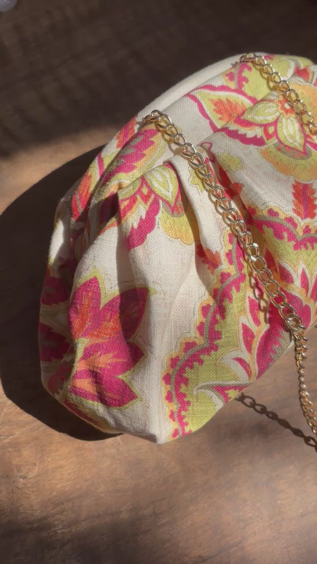 Bolso Marcela estampado rústico floral